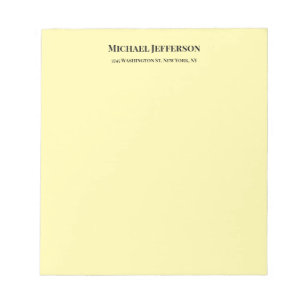 Classical Creative Trendy Cream Colour Notepad