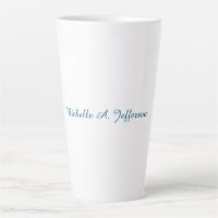 Classical Creative Trendy White Ocean Blue