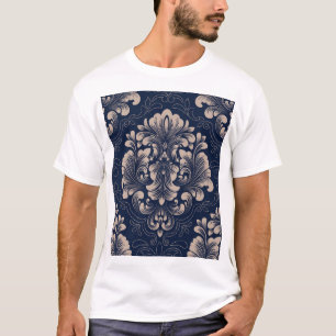 Classical Damask Seamless Victorian Texture T-Shirt