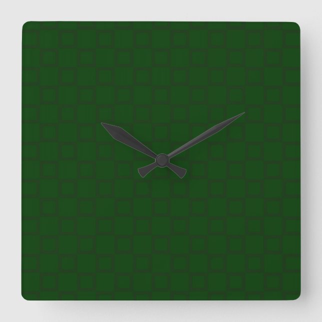 Classical dark green Wall Clock (Front)