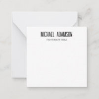 Classical Elegant Plain Simple White Minimalist