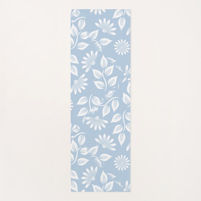 Classical Floral Pattern - Pick your colour! - Yoga Mat (Front)