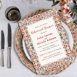 Classical Geo Mandala Pattern Rehearsal Dinner Invitation<br><div class="desc">Beautiful Invitation to celebrate Special occasions and festivals comes with digital and E-invitation as per your request. We would love to replicate our designs to make multiple products like rsvp cards, labels envelopes, and more. Customisation is available for ready to print on request at info@shamaurcreatif@gmail.com Look Forward to hearing from...</div>