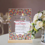Classical Geometric Mandala Pattern Wedding Acrylic Invitations<br><div class="desc">Beautiful Invitation to celebrate Special occasions and festivals comes with digital and E-invitation as per your request. We would love to replicate our designs to make multiple products like rsvp cards, labels envelopes, and more. Customisation is available for ready to print on request at info@shamaurcreatif@gmail.com Look Forward to hearing from...</div>