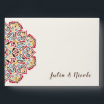 Classical Geometric Mandala Pattern Wedding Envelope<br><div class="desc">Beautiful Invitation to celebrate Special occasions and festivals comes with digital and E-invitation as per your request. We would love to replicate our designs to make multiple products like rsvp cards, labels envelopes, and more. Customisation is available for ready to print on request at info@shamaurcreatif@gmail.com. Look Forward to hearing from...</div>