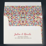 Classical Geometric Mandala Pattern Wedding Envelope<br><div class="desc">Beautiful Invitation to celebrate Special occasions and festivals comes with digital and E-invitation as per your request. We would love to replicate our designs to make multiple products like rsvp cards, labels envelopes, and more. Customisation is available for ready to print on request at info@shamaurcreatif@gmail.com. Look Forward to hearing from...</div>