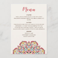 Classical Geometric Mandala Pattern Wedding