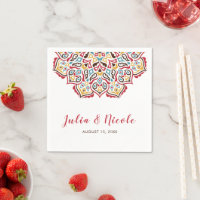 Classical Geometric Mandala Pattern Wedding