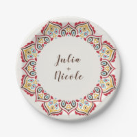 Classical Geometric Mandala Pattern Wedding