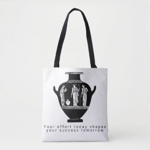 Classical Greek Vase Illustration Tote Bag