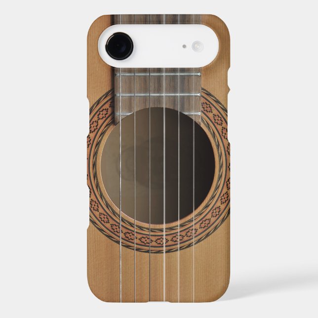 Classical guitar beige tan Case-Mate iPhone case (Back)