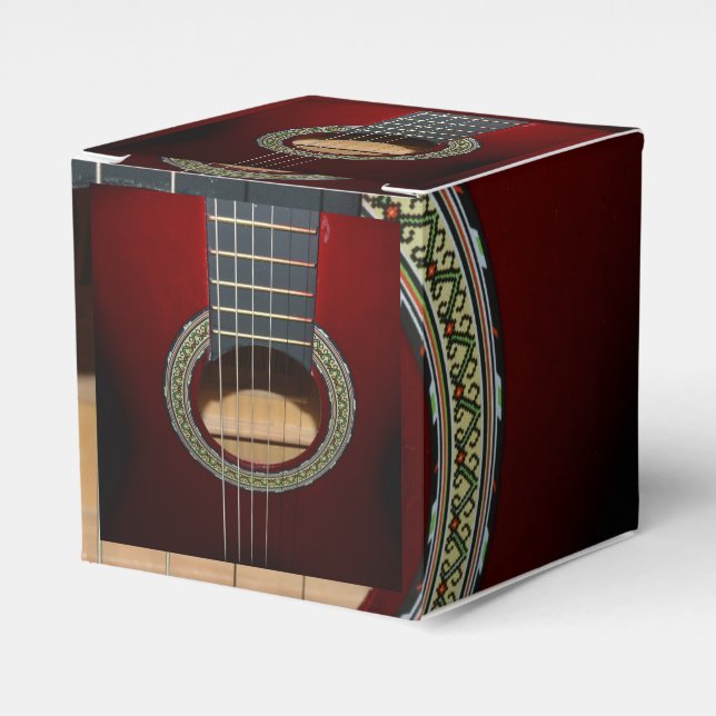 Classical Guitar, Gift Favour Box (Front Side)