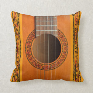 Classical guitar rosette close-up cushion
