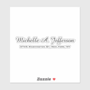 Classical Handwriting Creative Trendy White