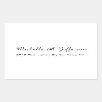 Classical Handwriting Creative Trendy White