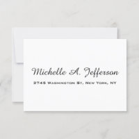 Classical Handwriting Creative Trendy White