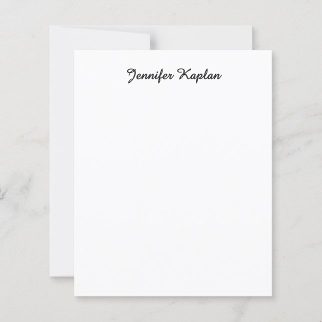 Classical Handwriting Minimalist Professional (Front)