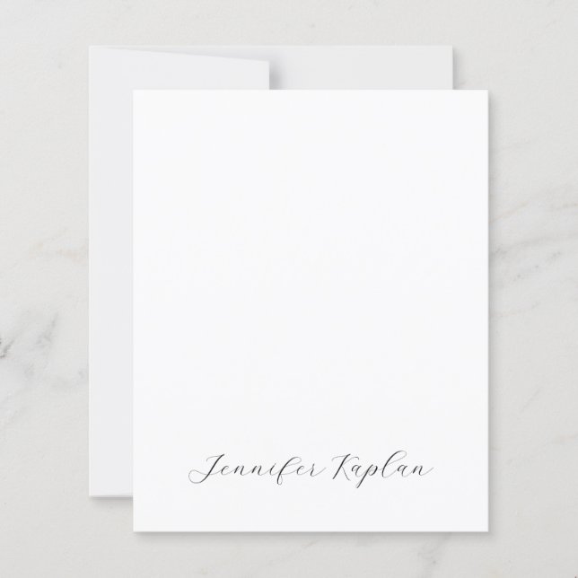 Classical Handwriting Minimalist Professional (Front)