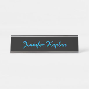 Classical Handwriting Minimalist Professional Desk Name Plate