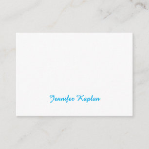Classical Handwriting Minimalist Professional Enclosure Card