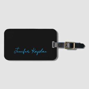 Classical Handwriting Minimalist Professional Luggage Tag