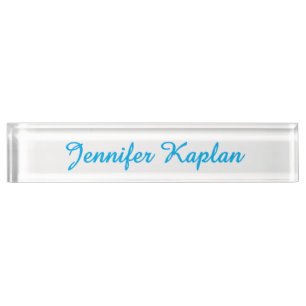 Classical Handwriting Minimalist Professional Nameplate