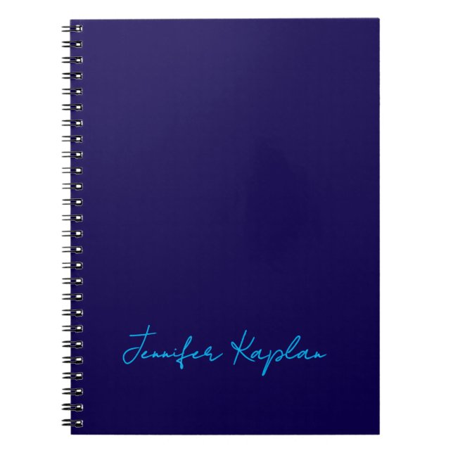 Classical Handwriting Minimalist Professional Notebook (Front)