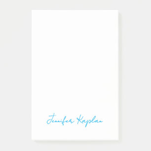 Classical Handwriting Minimalist Professional Post-it Notes