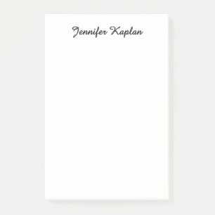 Classical Handwriting Minimalist Professional Post-it Notes