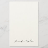 Classical Handwriting Minimalist Professional