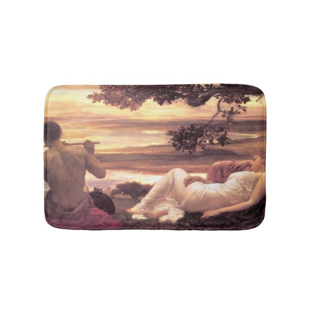 Classical Idyll (by Frederic Leighton) Bath Mat (Front)