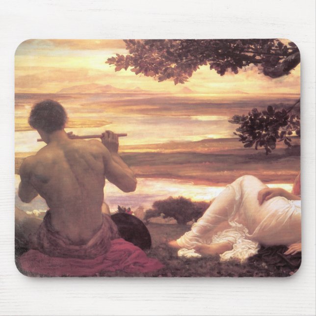 Classical Idyll (by Frederic Leighton) Mouse Pad (Front)