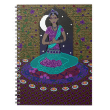 Classical Indian Dancer Notebook