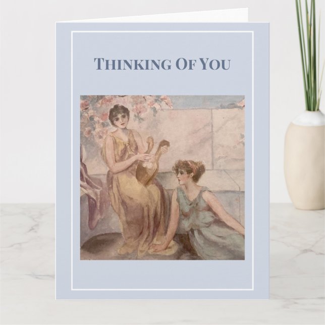 Classical Ladies – “Thinking of You” Card (Front)