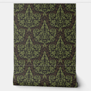 Classical luxury old fashioned damask ornament wallpaper