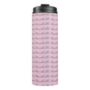 Classical Minimalist Name Handwriting Thermal Tumbler