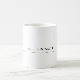Classical Minimalist Professional Plain Coffee Mug