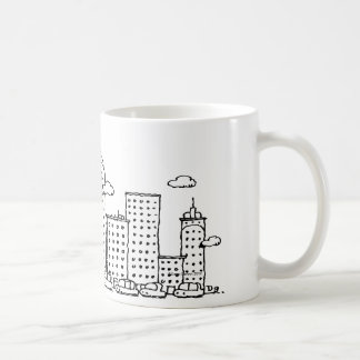 Classical Music Cartoon Skyline Mug