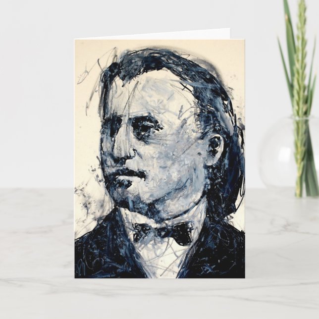 Classical Music Greeting Card - Brahms (Young) (Front)