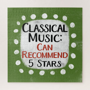 Classical Music Review 5 Stars Jigsaw Puzzle