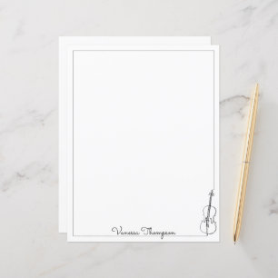 Classical Music Violin Cello Paper Sheet