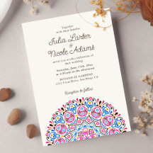 Classical Ornate Art Deco Style Mandala Wedding