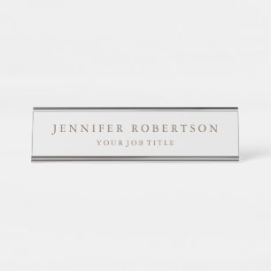 Classical Personalised Customised Desk Name Plate