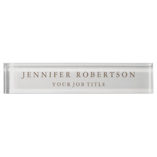Classical Personalised Customised Nameplate