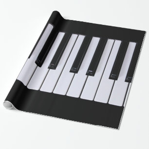 Classical Piano Keys Wrapping Paper