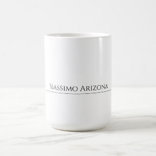 Classical Plain Elegant Black & White Minimalist Coffee Mug