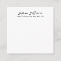 Classical Professional Creative Plain Black White