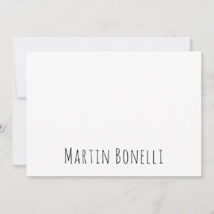 Classical Professional Own Name Information Simple