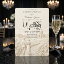 Classical Romantic Church Scene Wedding