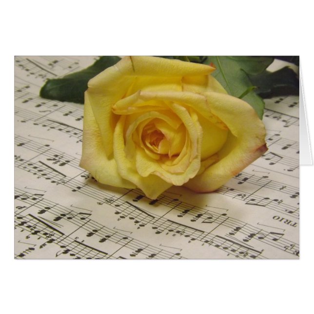 Classical Rose Card (Front Horizontal)